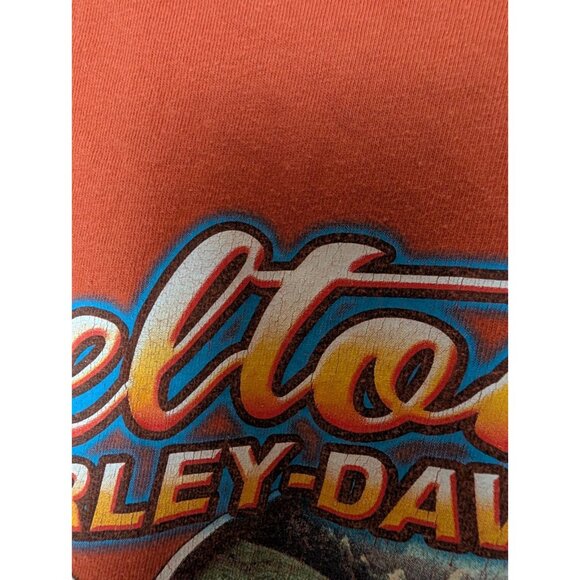 2004 Harley Davidson T Shirt Size XL Harley Davidson Shop Orange Goldsboro NC - Picture 11 of 16